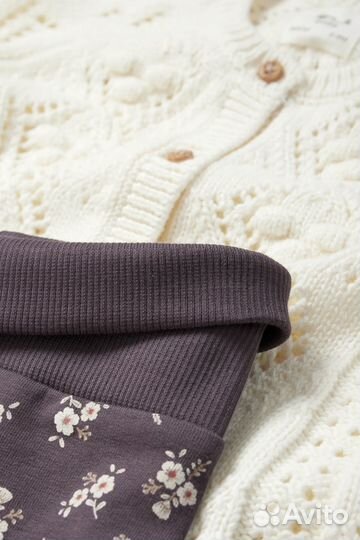 Детский костюм C&A 56 кардиган и лосины новые