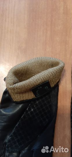 Перчатки женские кожаные