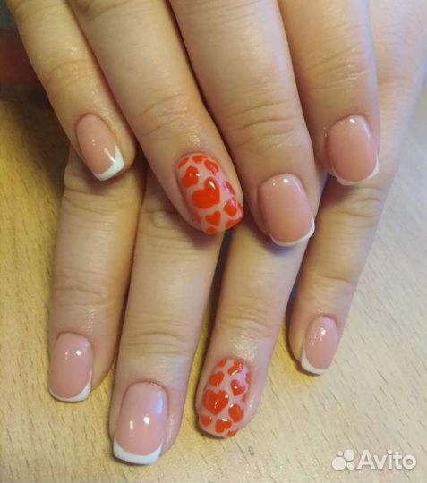 Наращивание И покрытие ногтей гель - лаком