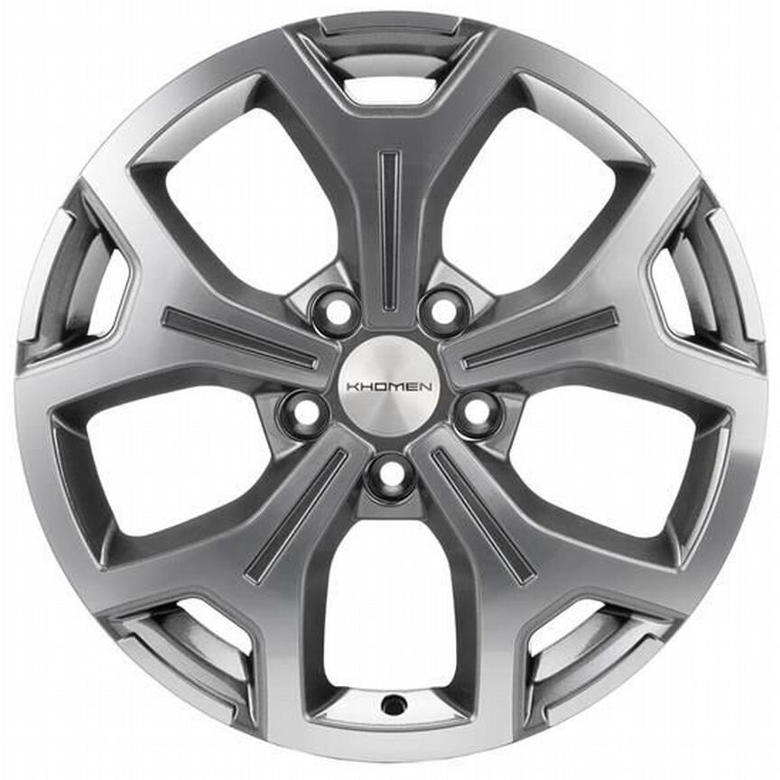 Khomen 1710 : 6,5x17 5*120 Et:60 Dia:65,1 Gray-FP