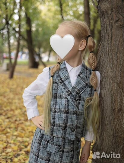 Твидовый костюм для девочки
