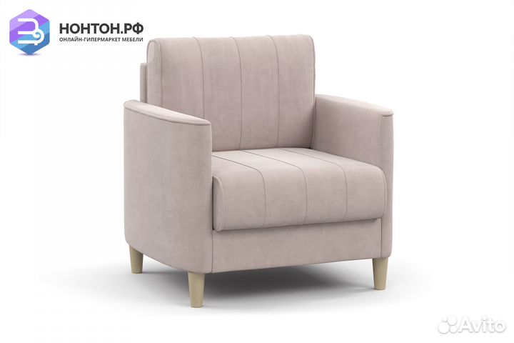 Кресло Лора светло-розовое