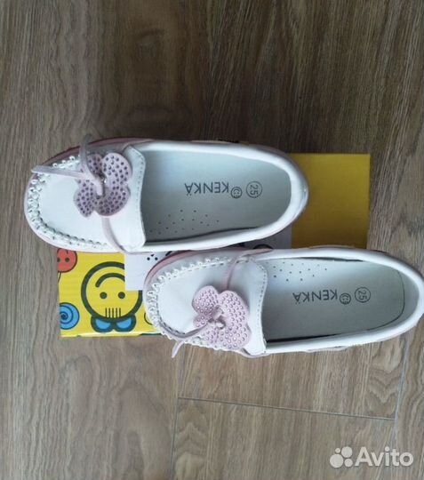 Туфли мокасины для девочки Kenka 25