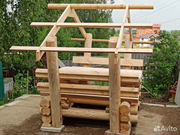 Беседка на дачу. Туалет. Лавочки