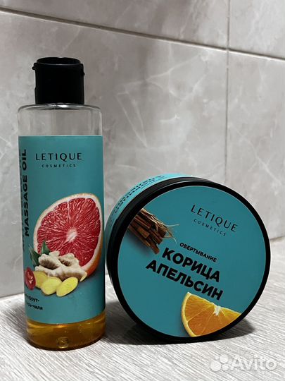 Уход за телом letique, шампуни на доставке