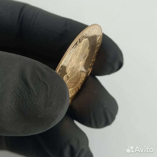 Золотая монета Австрийские 4 Дуката 1915 года