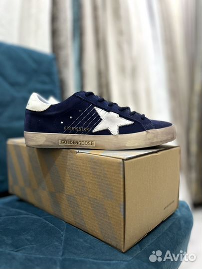 Кеды Golden Goose Superstar Blue