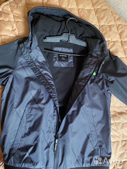 Куртка - ветровка на флисе, рост 158
