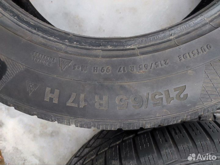 Continental ContiWinterContact TS 850P SUV 215/65 R17 99H