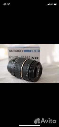 Обьектив Tamron AF 18-200 mm for canon
