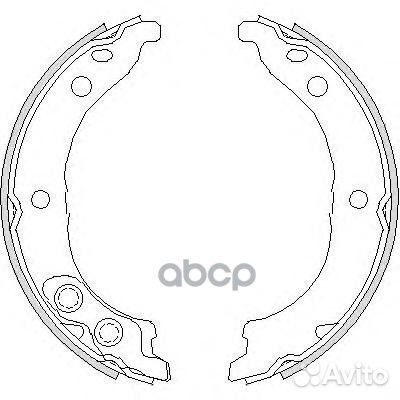 4728.00 GS8715 77362290 колодки барабанные