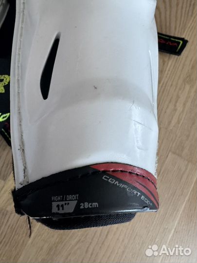 Щитки хоккейные bauer 2 x 11
