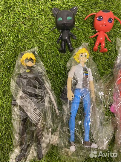 Нобор фигурок Леди Баг, Супер Кот, Маринет, Эдриан