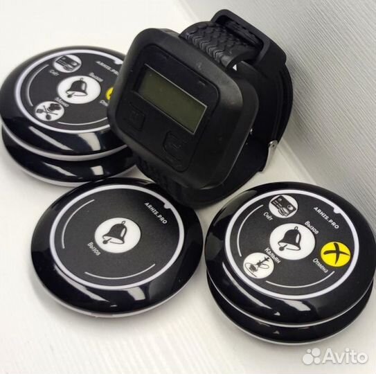 Кнопка вызова мед персонала, врача и часы пейджер