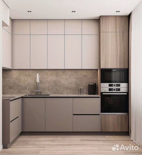 Функциональный кухонный гарнитур