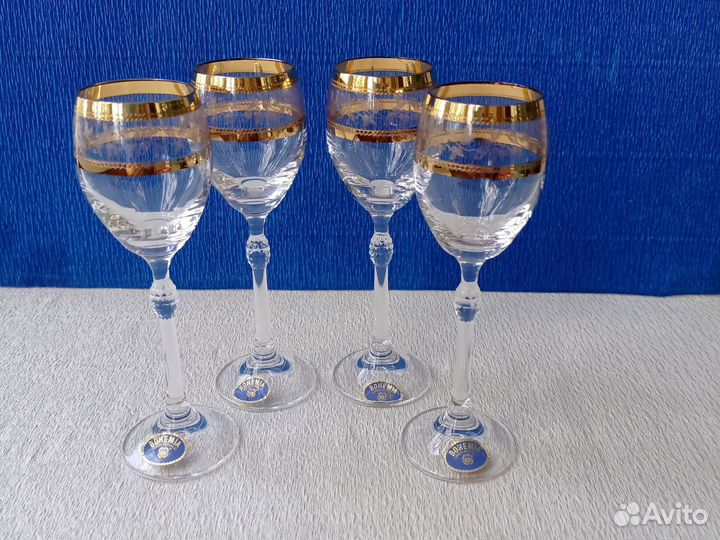 Набор рюмок для водки Bohemia 4 шт 90 мл