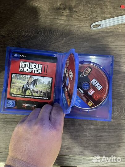 Red dead redemption 2 ps4 диск