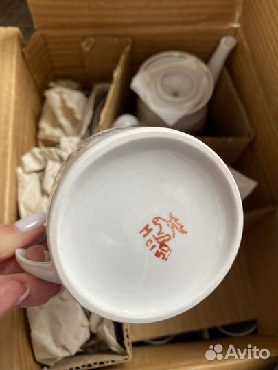 Сервиз кофейный вербилки новый