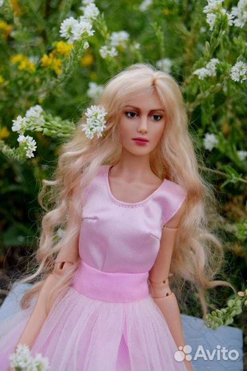 Авторская шарнирная кукла Ольги Рейнгард