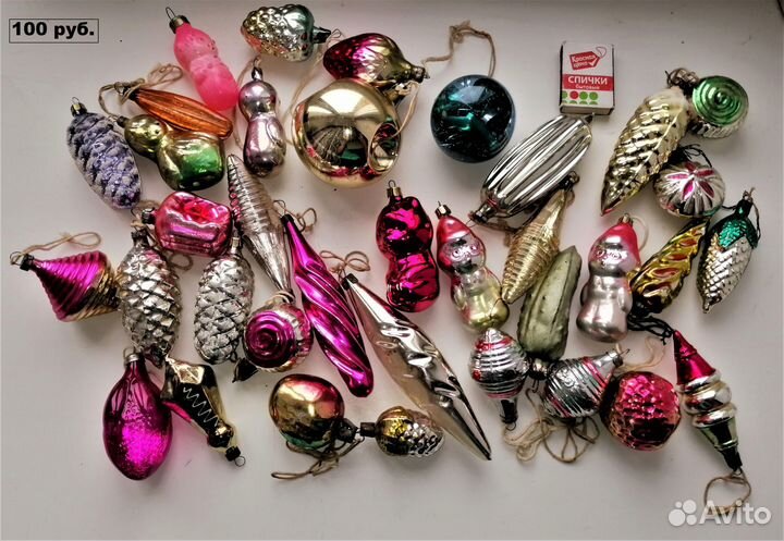 Елочные игрушки СССР