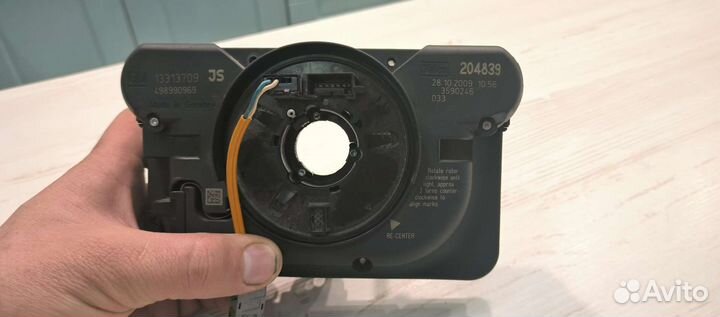 Подрулевой шлейф opel astra h