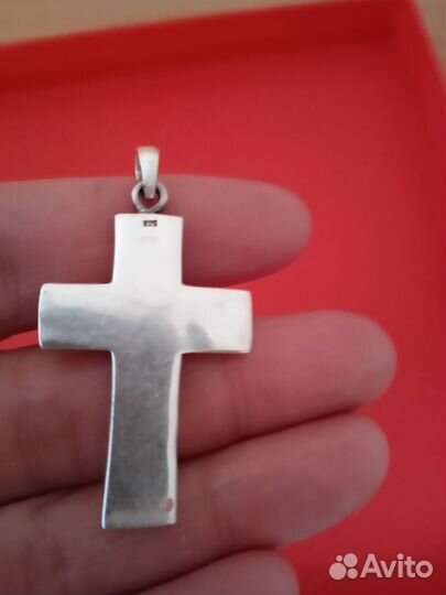 Кольцо и крест, серебро 925