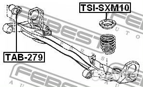 Проставка задней пружины верхняя
