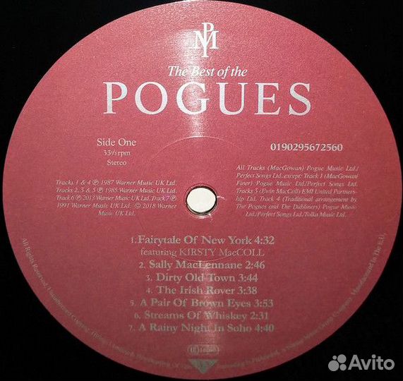 Виниловая пластинка WM The Pogues The Best Of (Bla