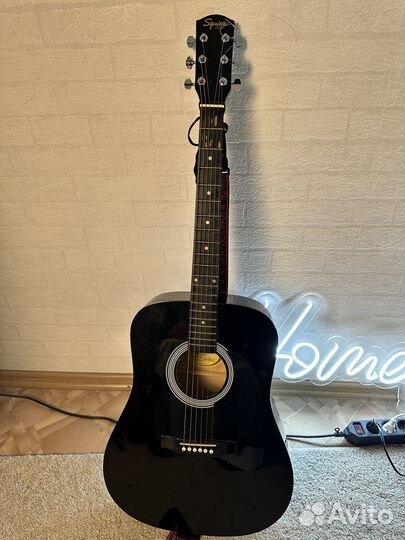 Акустическая гитара fender squier sa-105