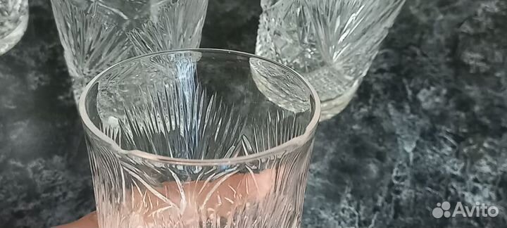 Хрустальные стаканы (бокалы) СССР