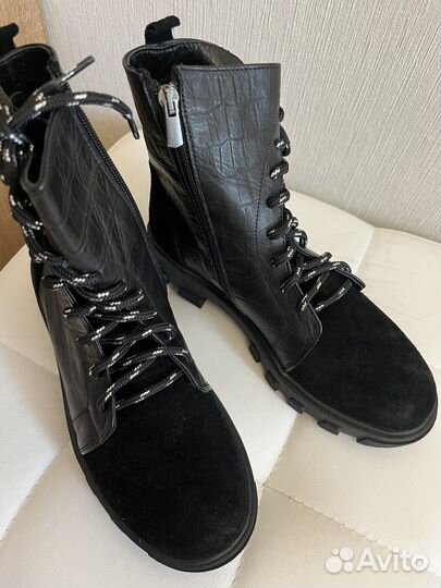 Ботинки натуральная кожа Permino 37 р новые