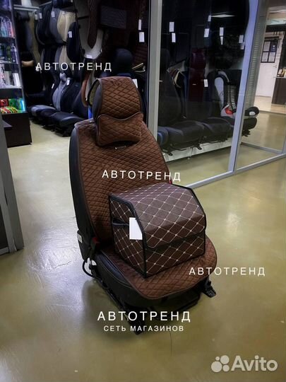 Накидки на сидения в авто из велюра