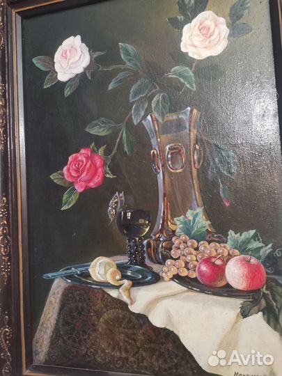 Картина маслом на холсте натюрморт