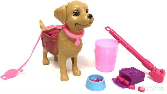 Кукла Барби Приучение щенка к горшку Anlily