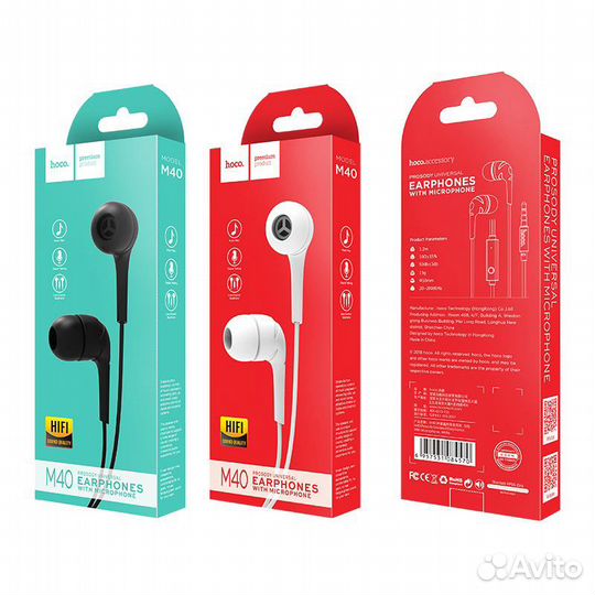 Hoco M40 Prosody universal earphones with micropho