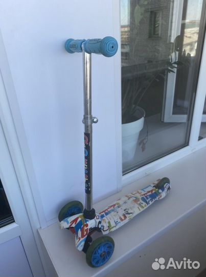 Самокат детский трехколесный бу