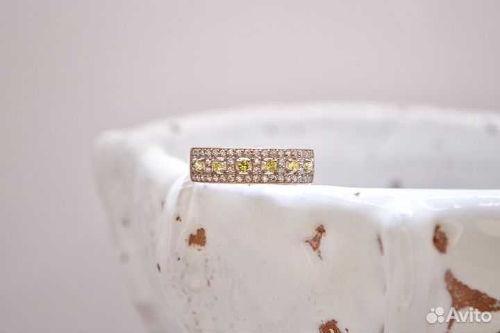 Позолоченное кольцо 