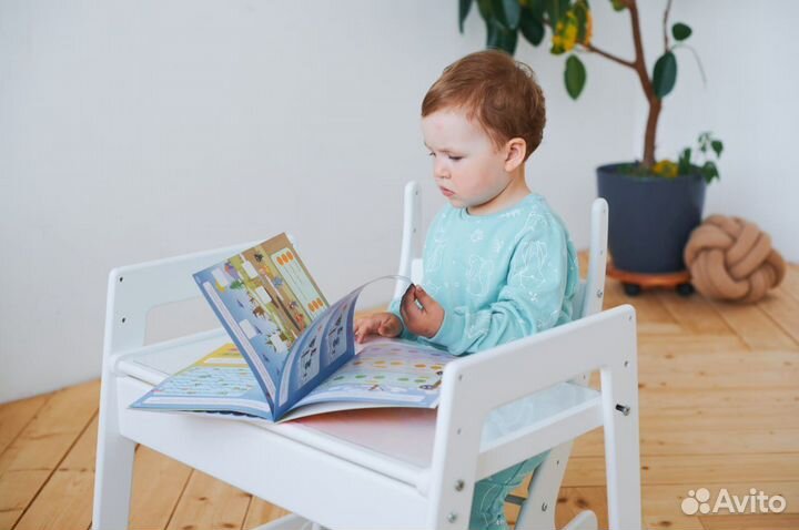 Растущая парта + стул + подушка Комплект