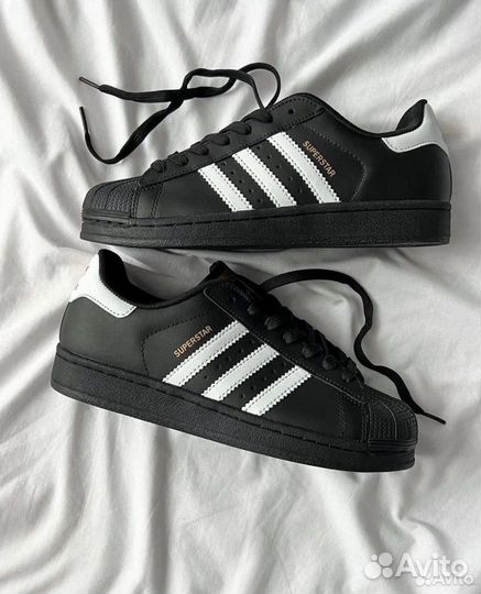 Adidas superstar черные