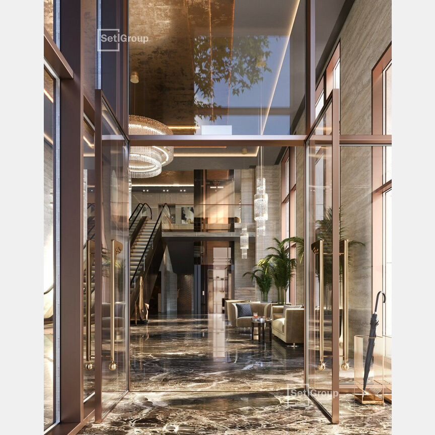 2-к. апартаменты, 107,6 м², 1/6 эт.