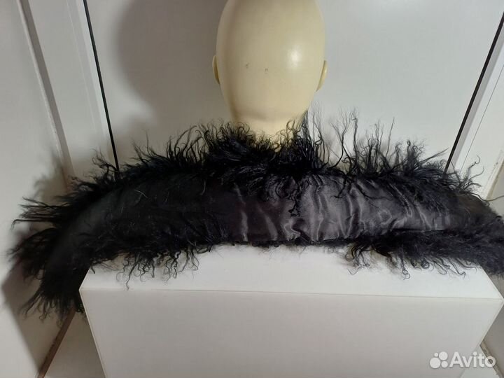 Воротник опушка шерсть ламы