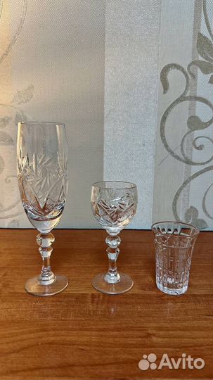 Хрустальные фужеры