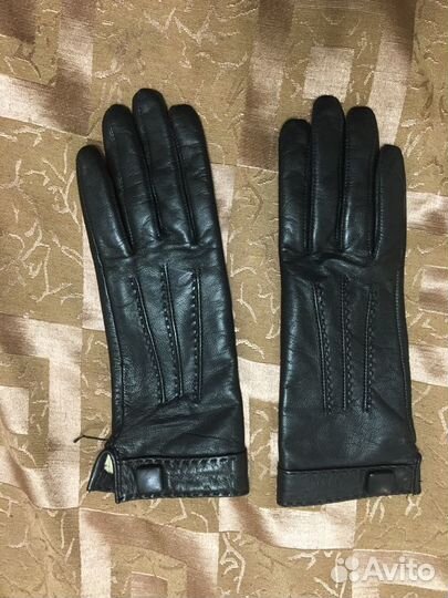 Перчатки кожаные новые