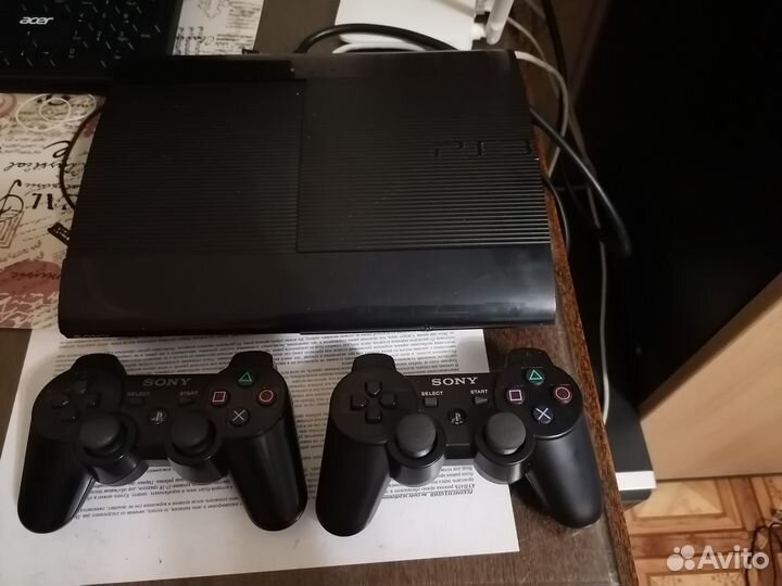 Sony playstation 3 super slim 500гб 52 игры