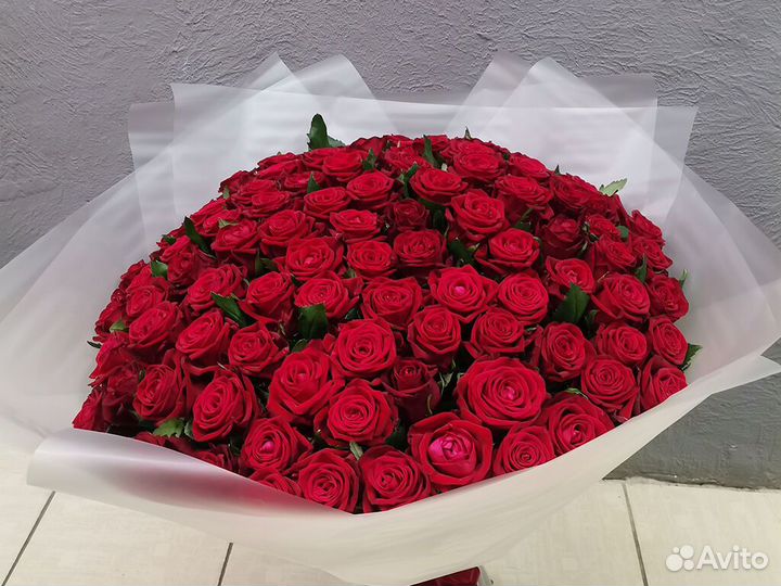 101 роза 51 31 25 15 Роза Цветы доставка