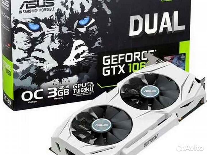 Продам видеокарту Asus gtx 1060 3gb