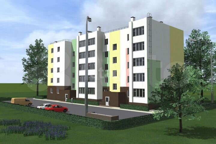 1-к. квартира, 46,8 м², 3/5 эт.