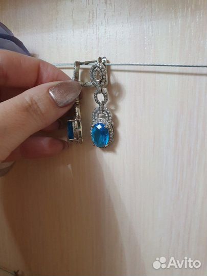 Серьги серебро