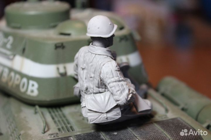 Солдат 2 resin kit 1/16 120 мм