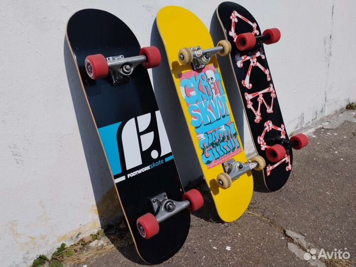Скейтборд в сборе, трюковой 8.5, круизер 8,5 и 8.3